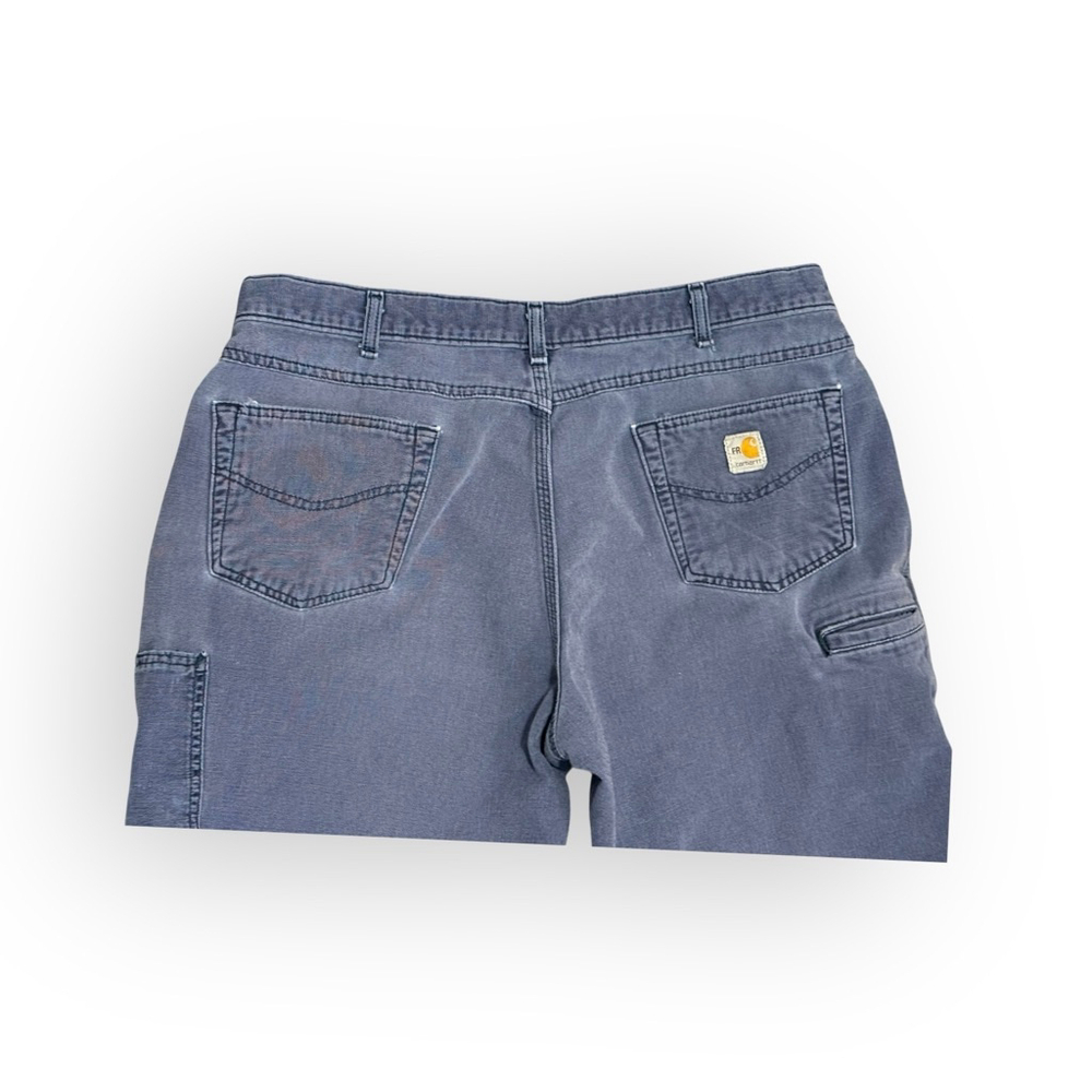 Carhartt FR Flame Resistant Work Pants Men’s 40x30 Original Fit Blue CAT 2​ - Picture 8 of 9